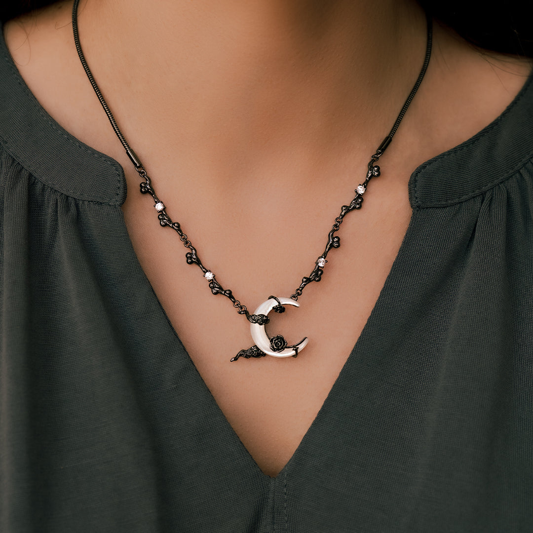 Midnight Rose Necklace