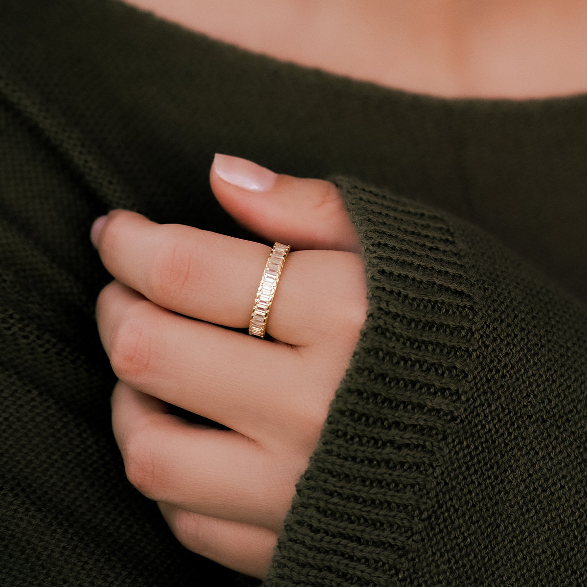 Bague Éternelle de Naissance en Or