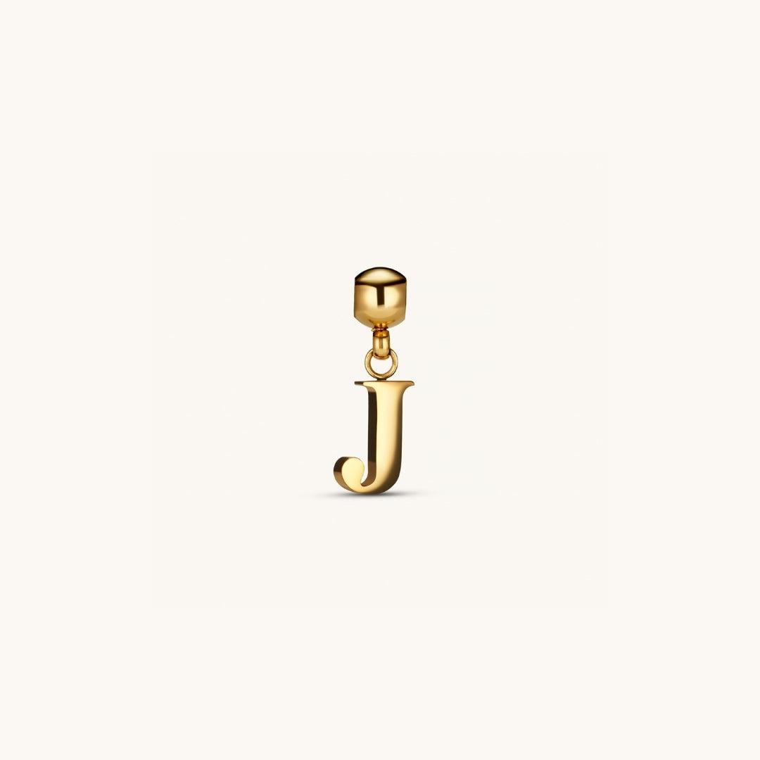 Pendentif Initiale J Classique en Or