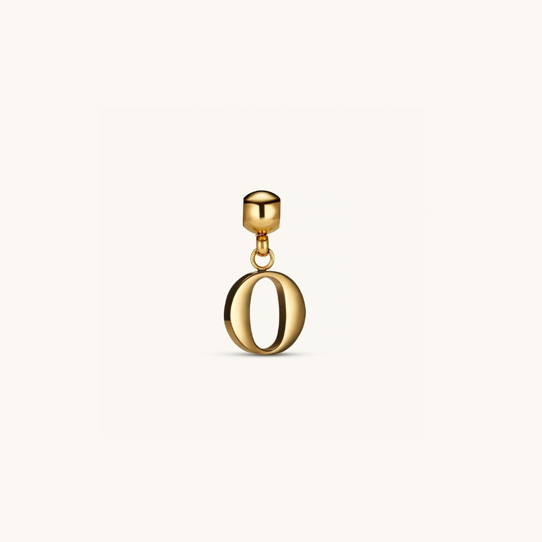 Pendentif Initiale O Classique en Or