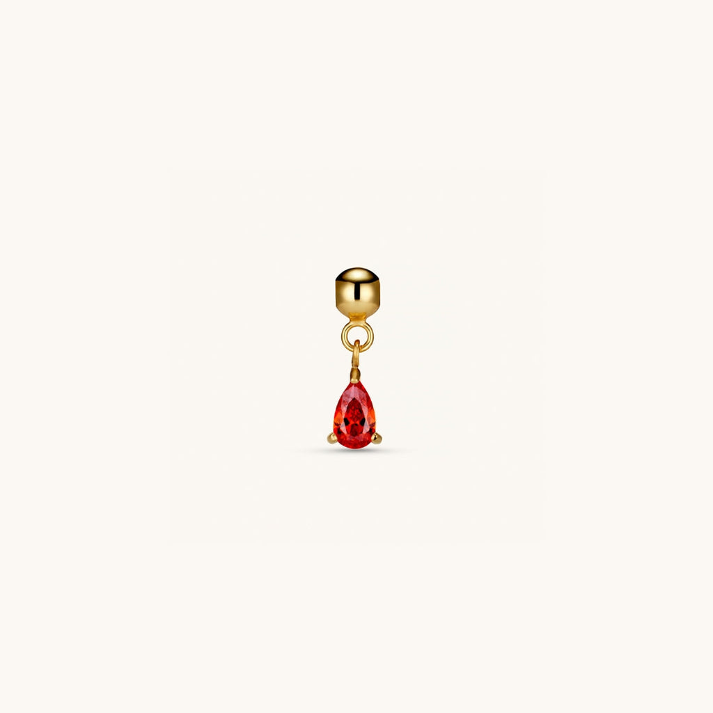 Pendentif Cristal Rose en Or