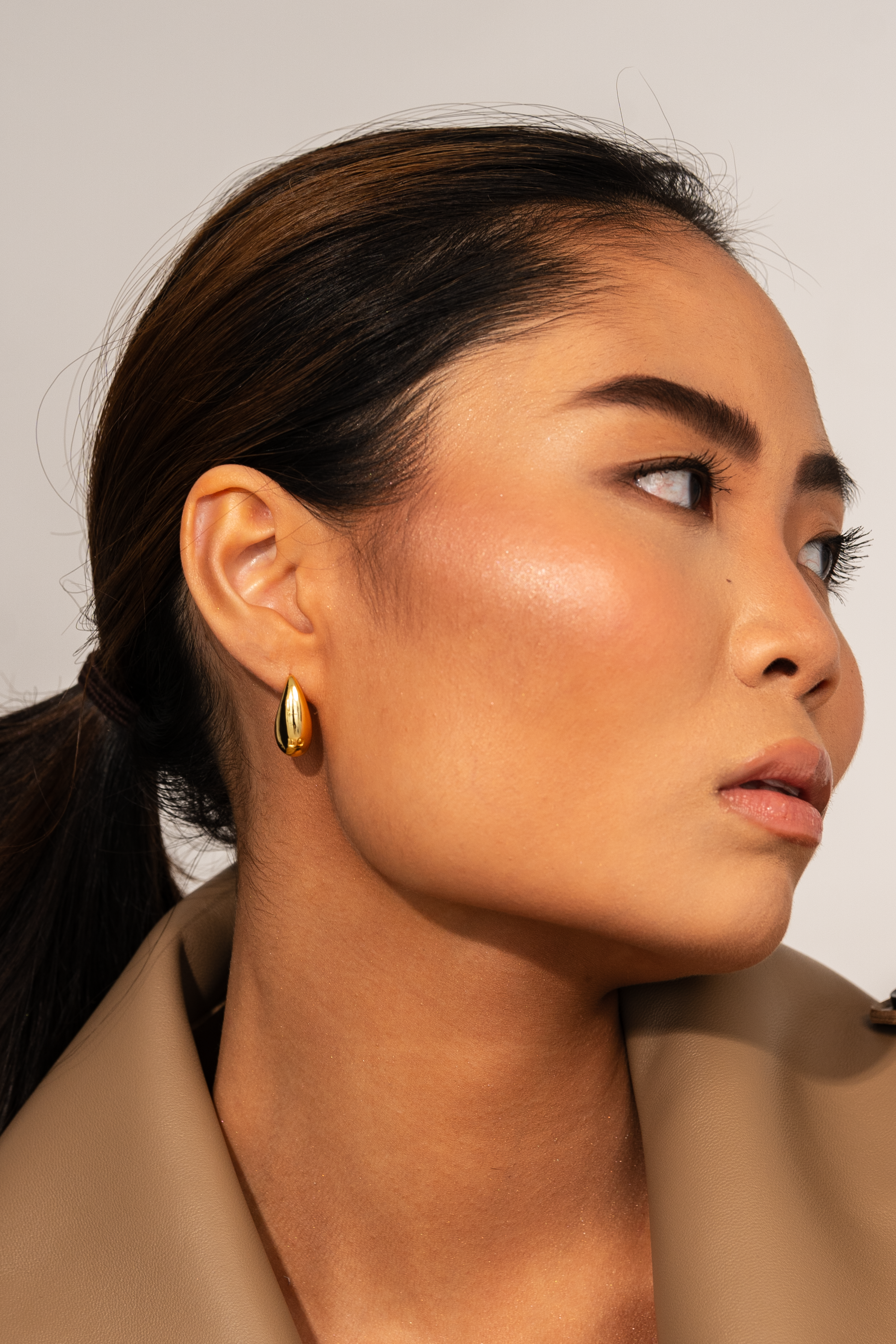 Boucles d’Oreilles Dôme Petites en Or