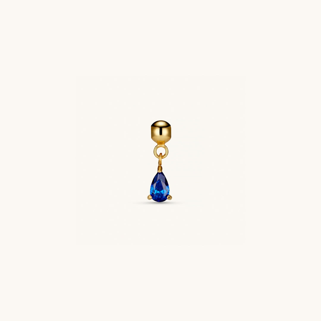Pendentif Cristal Saphir en Or