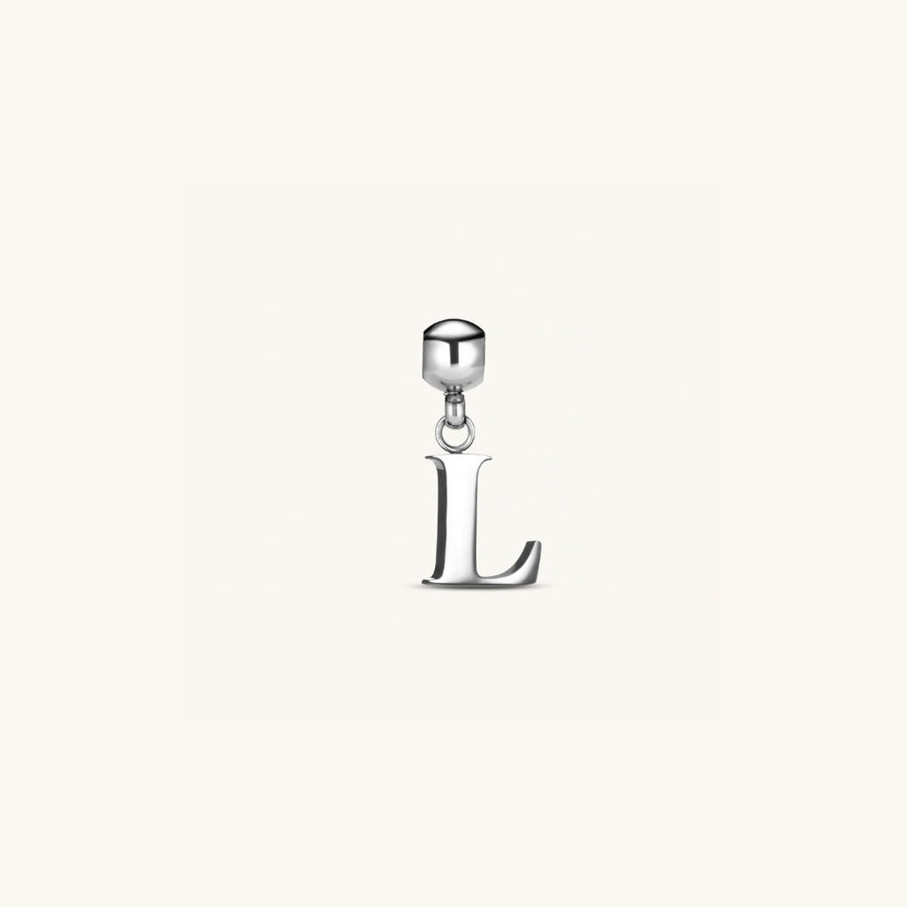 Pendentif Initiale L Classique en Argent