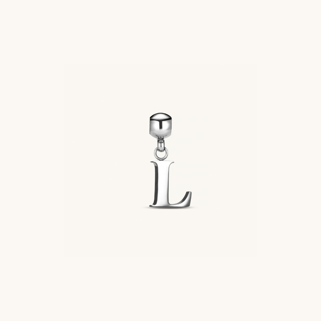 Pendentif Initiale L Classique en Argent