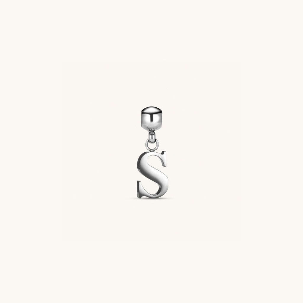 Pendentif Initiale S Classique en Argent