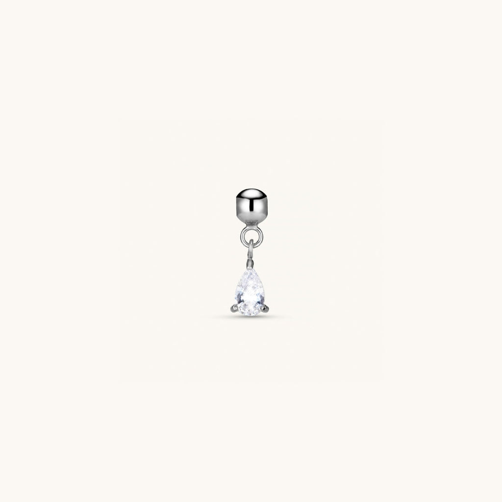 Pendentif Cristal Ivoire en Argent