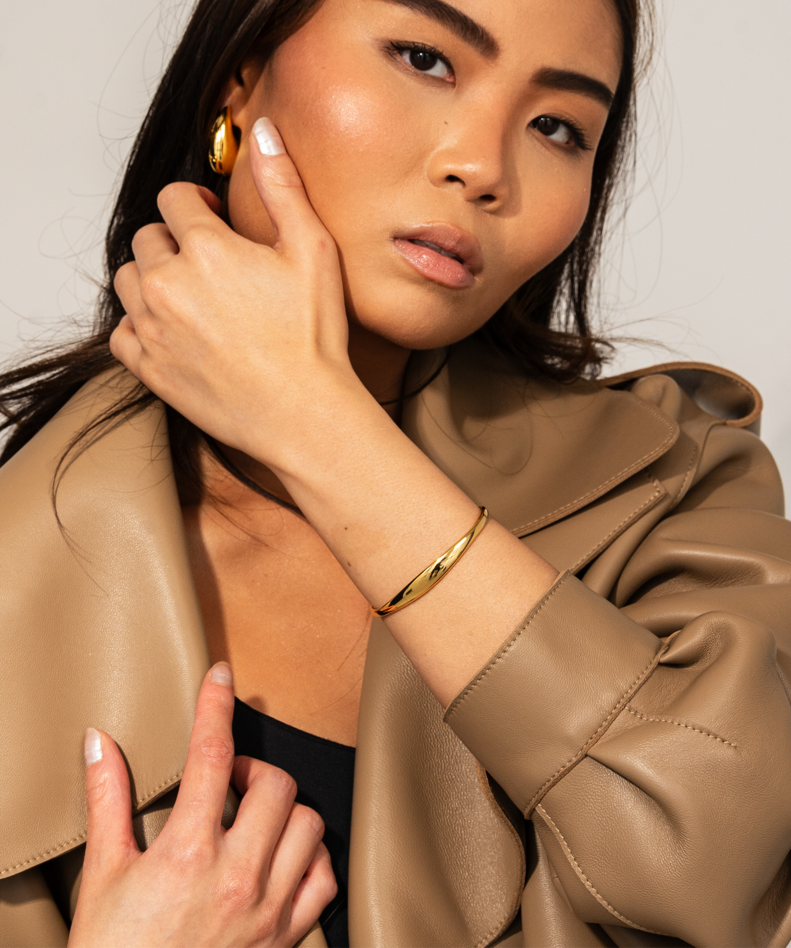 Bracelet Manchette Essential en Or