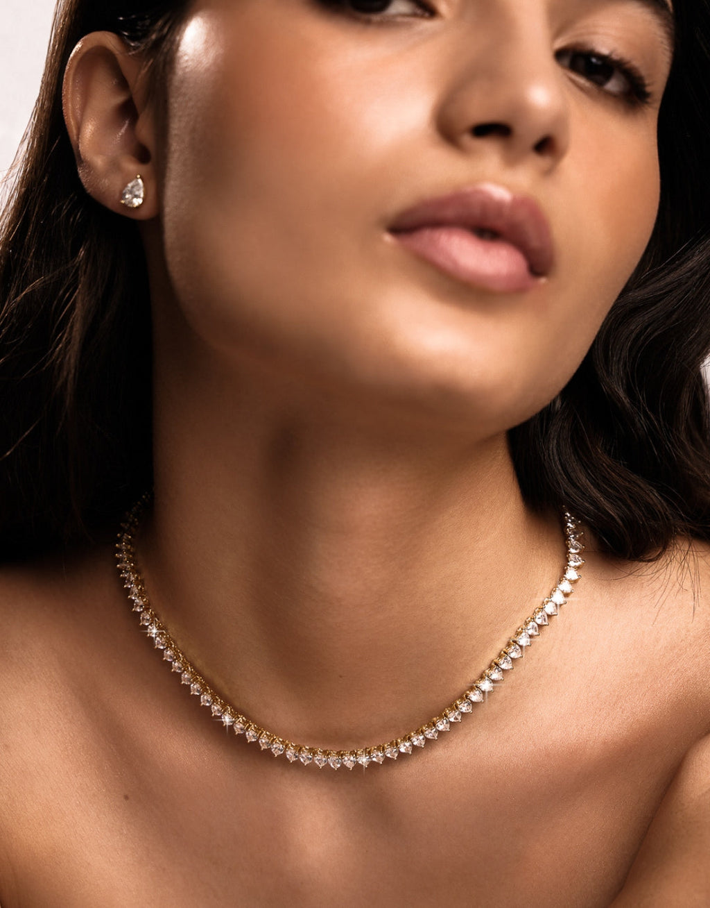 Collier Tennis Amore en Or