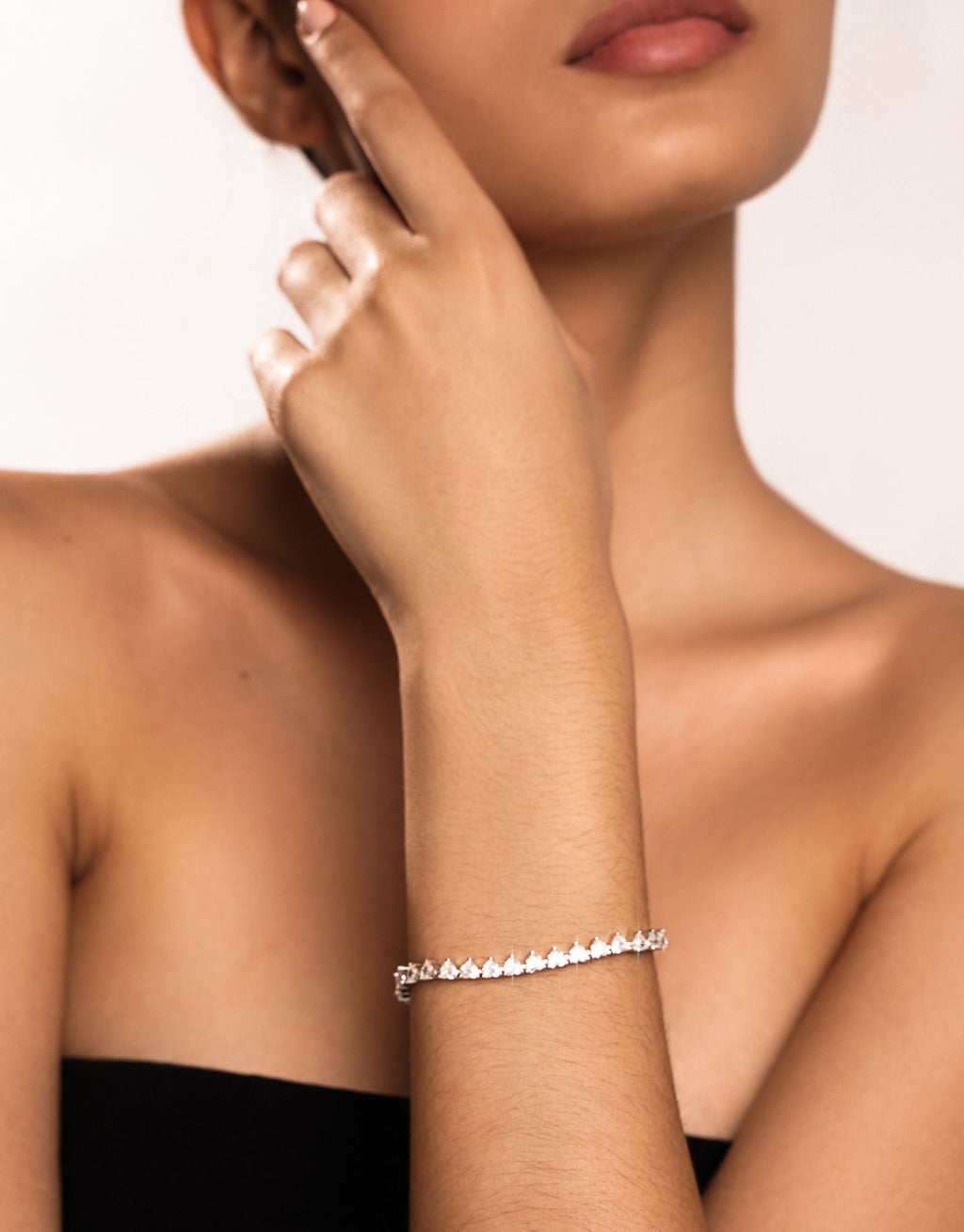 Bracelet Tennis Amore en Or