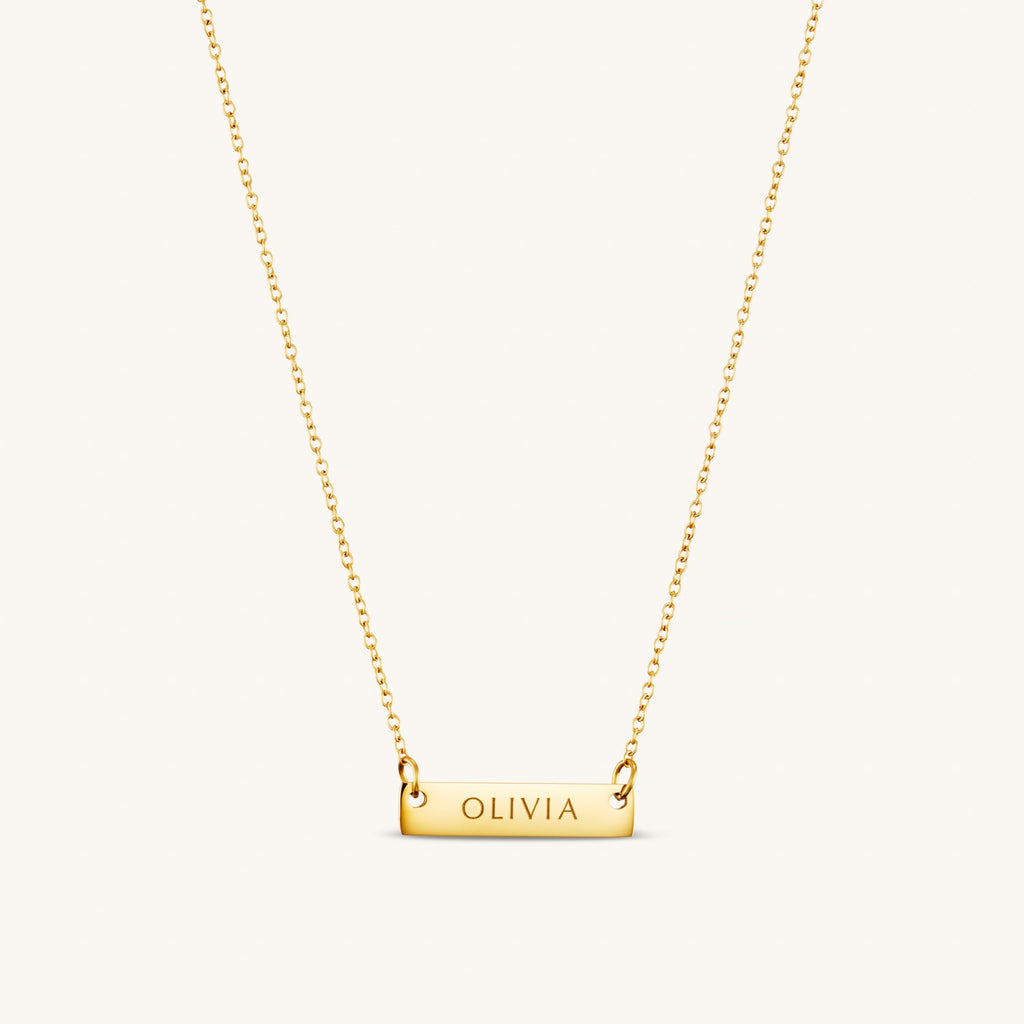Collier Barre Précieuse 2cm en Or