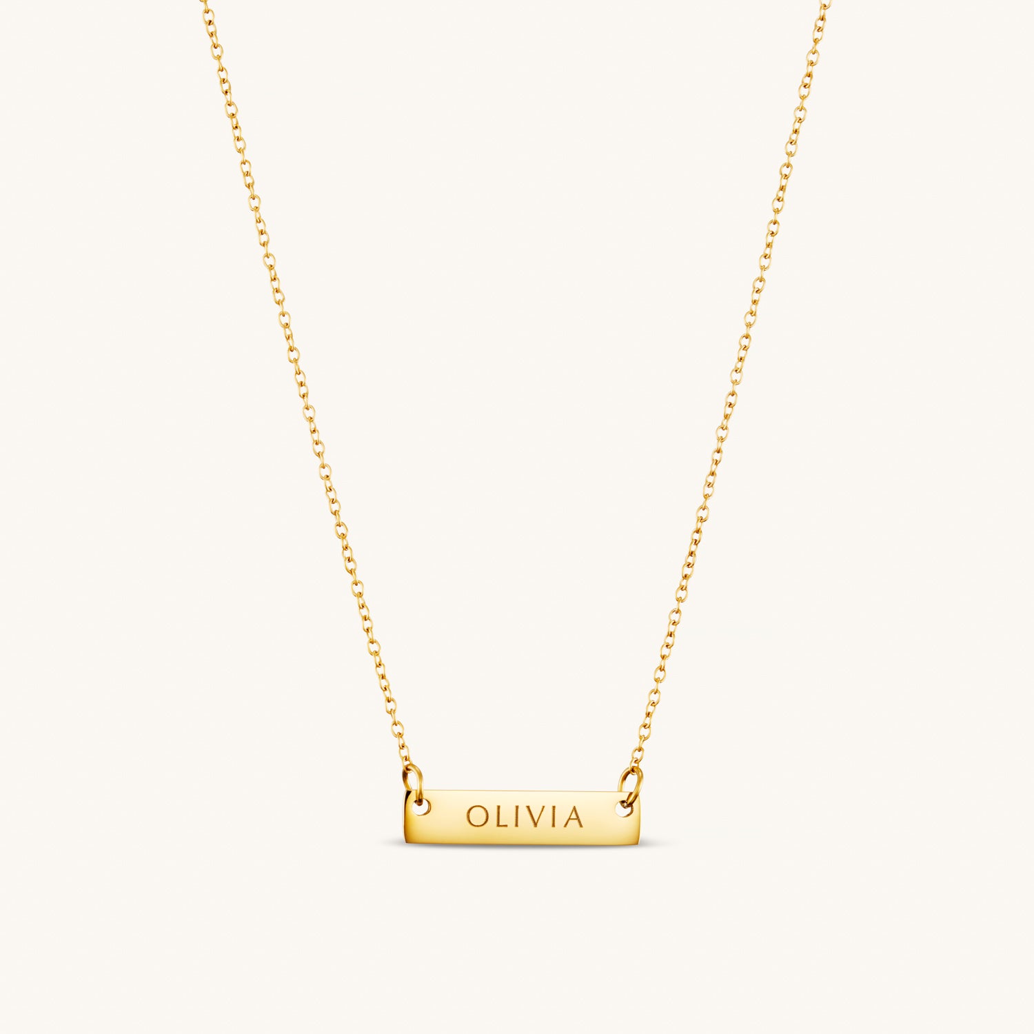 Collier Barre Précieuse 2cm en Or