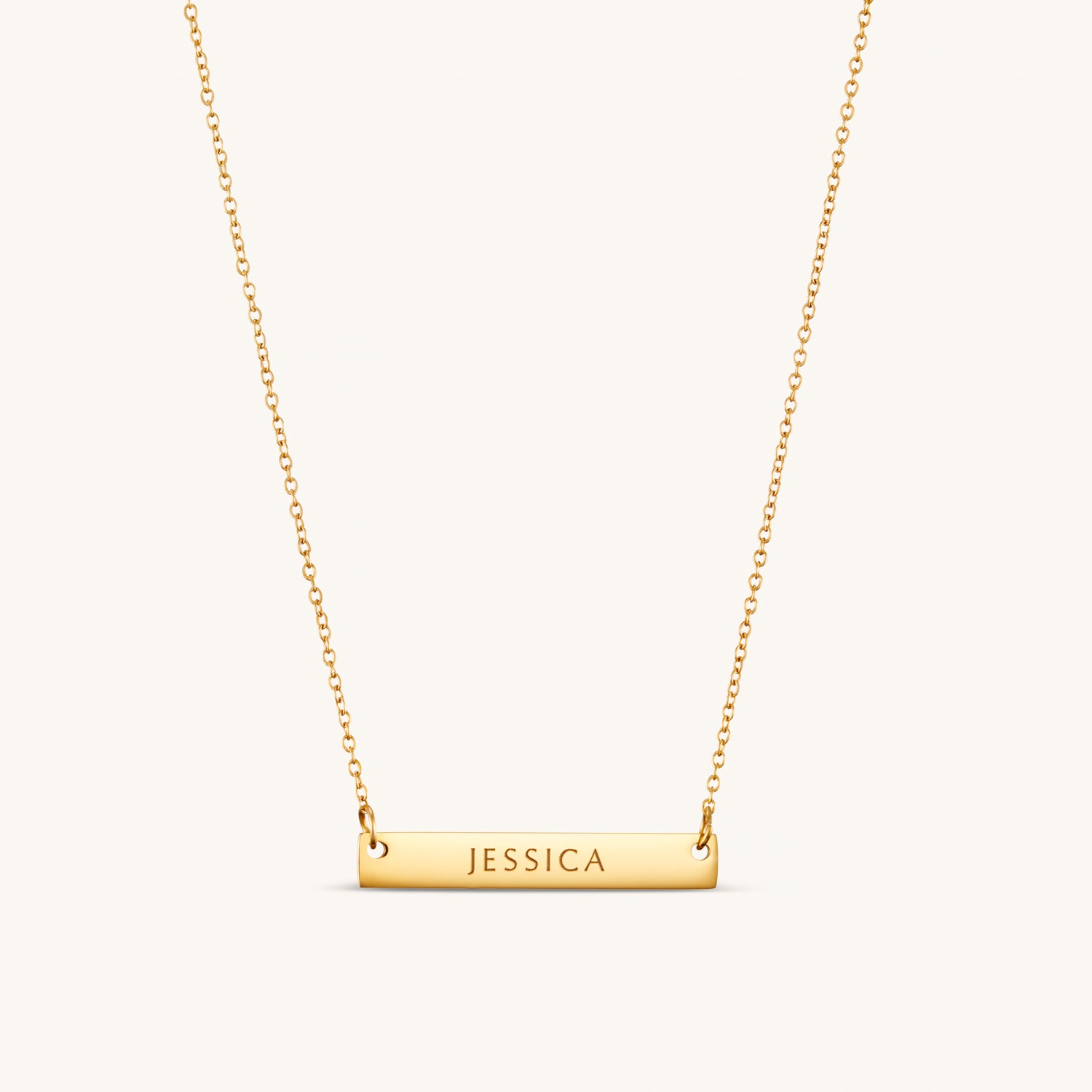 Collier Barre Précieuse 3cm en Or