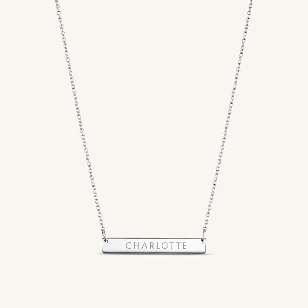 Collier Barre Précieuse 3cm en Argent
