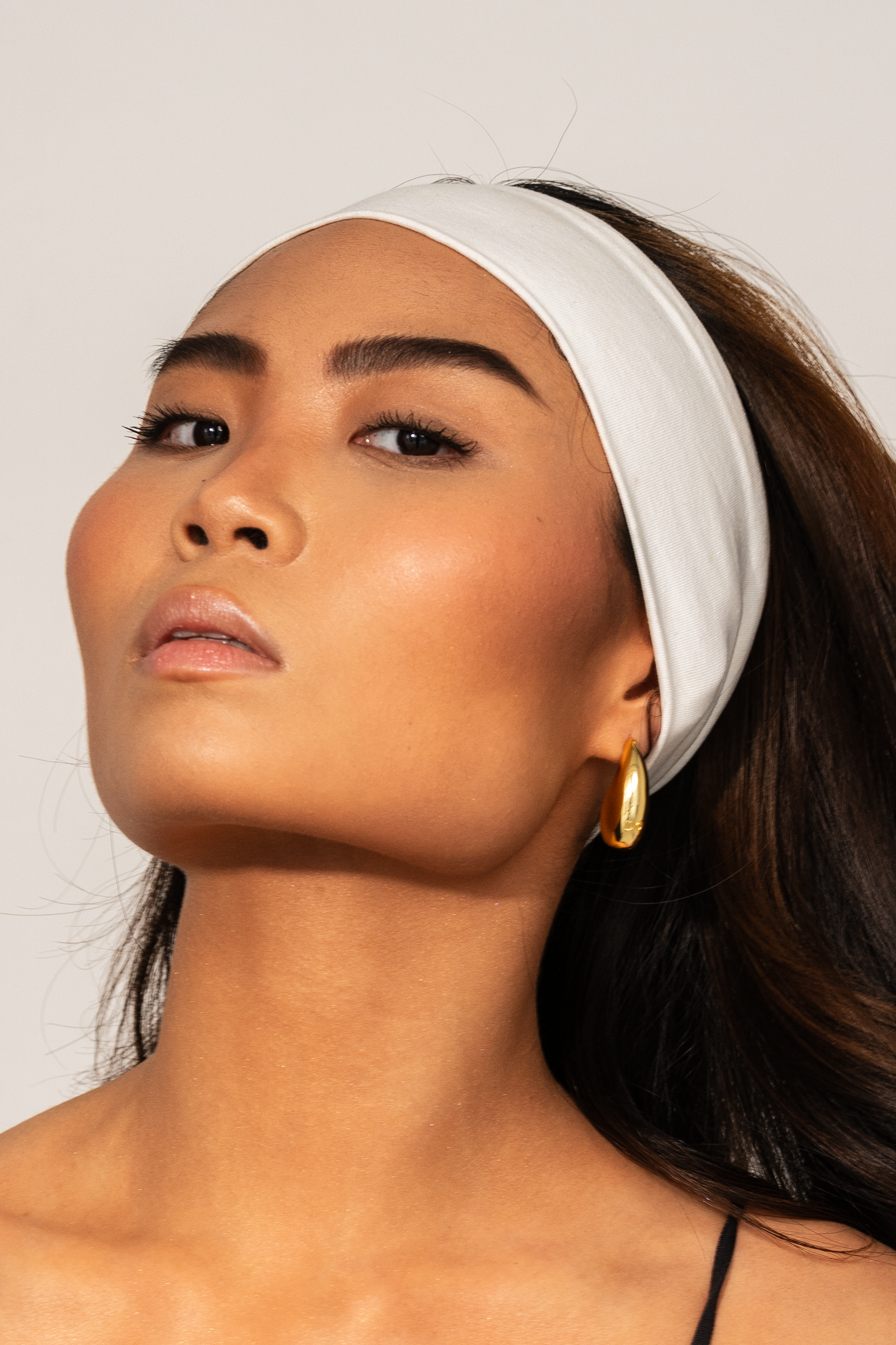 Boucles d’Oreilles Dome Grandes en Or