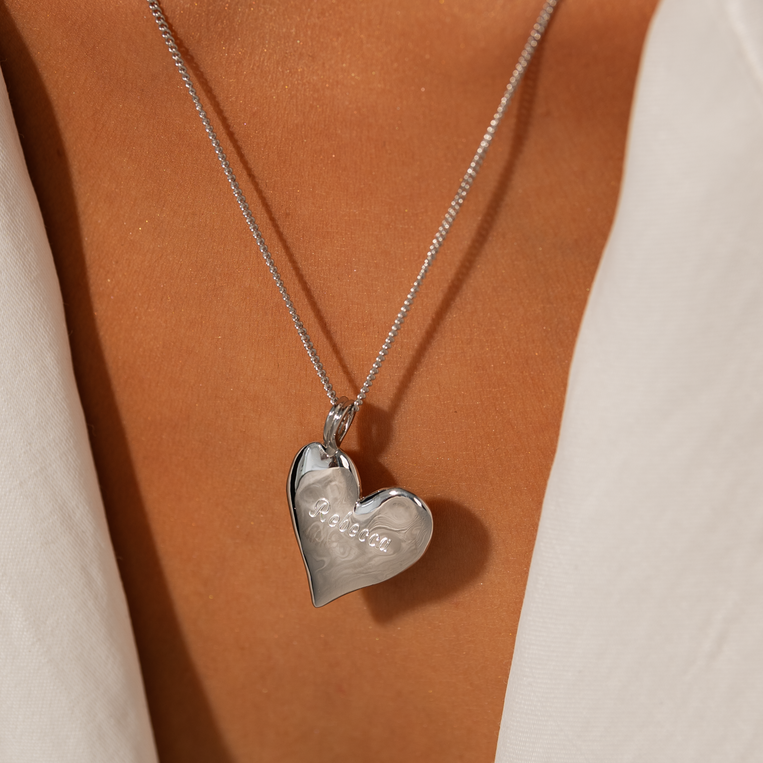 Collier Pendentif Amore en Argent