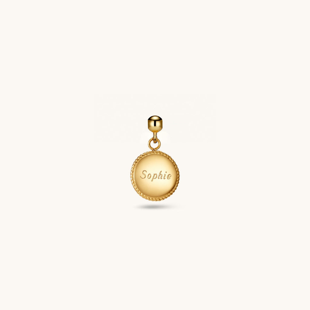 Pendentif Cercle Classique en Or