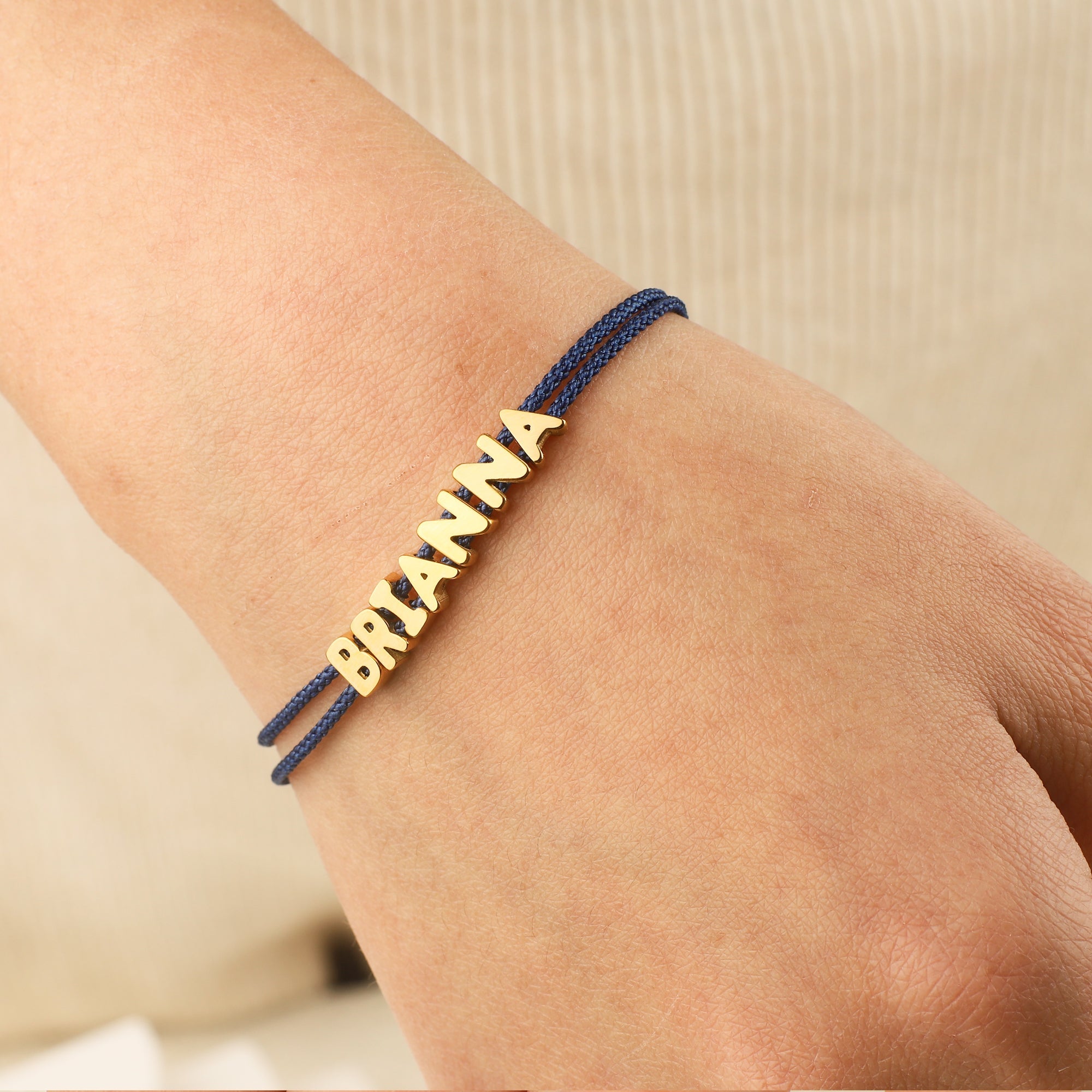 Name Cord Bracelet