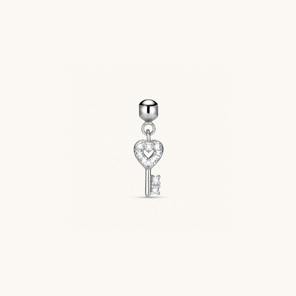 Pendentif Clé Éternelle en Argent