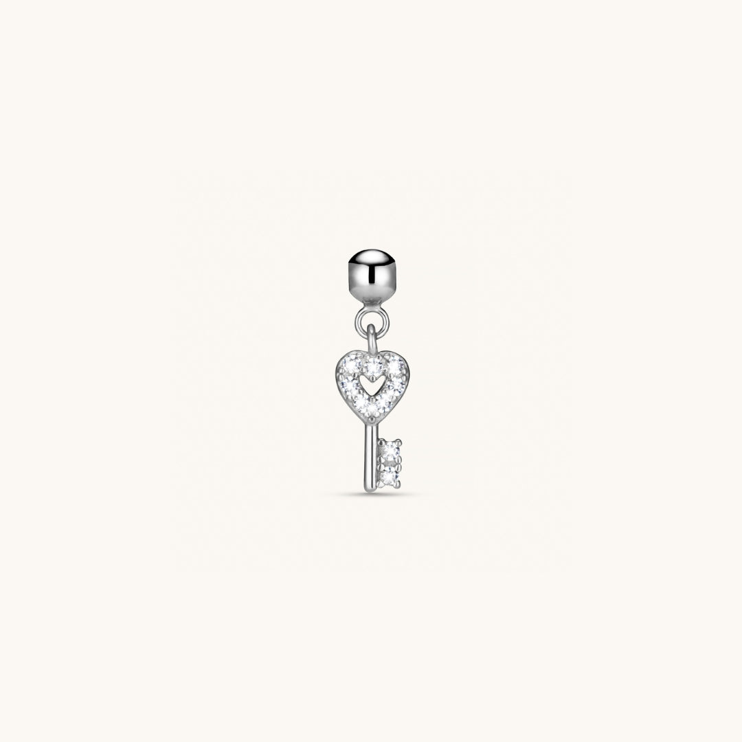 Pendentif Clé Éternelle en Argent
