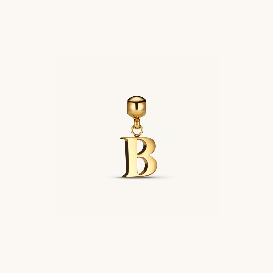 Pendentif Initiale B Classique en Or