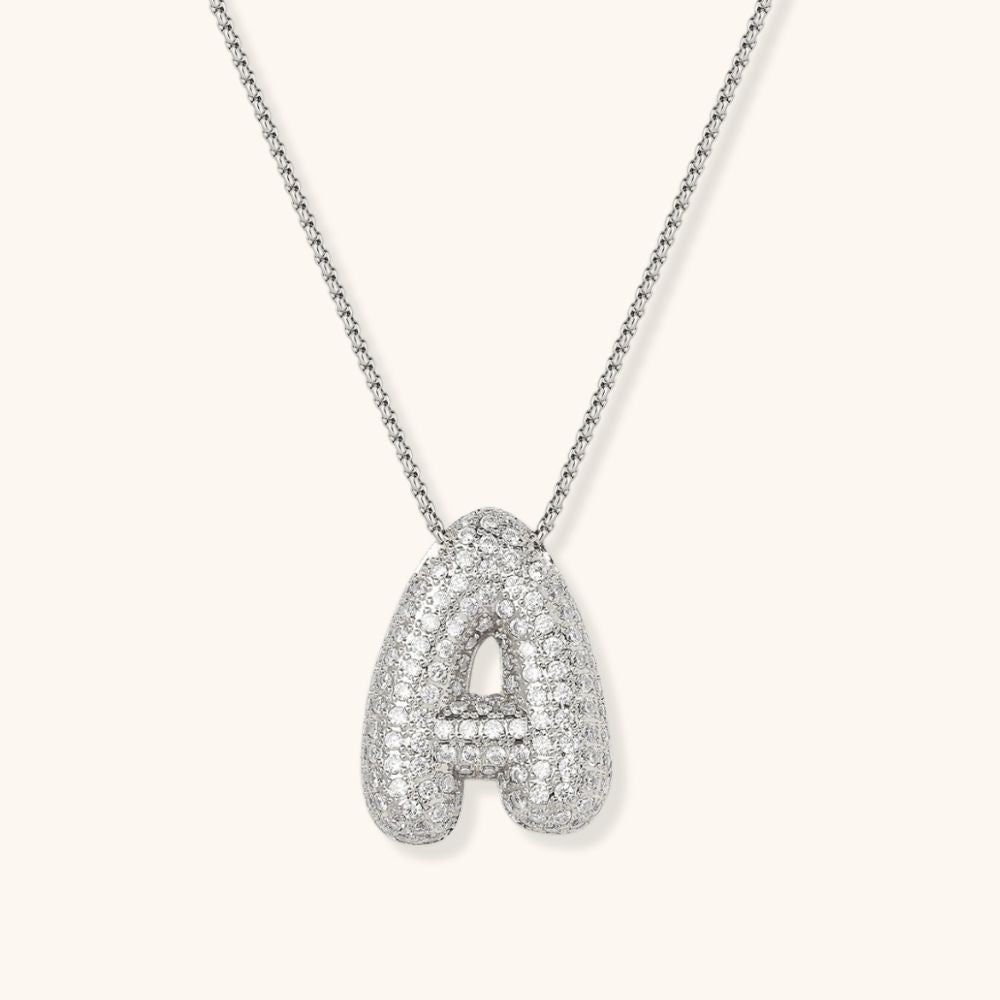 Collier Initiale Diva Nocturne