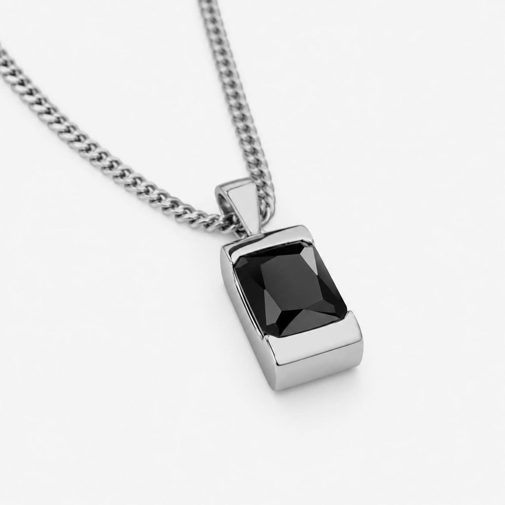 Apollo Black | Collier Iconique Avec Pierre Homme
