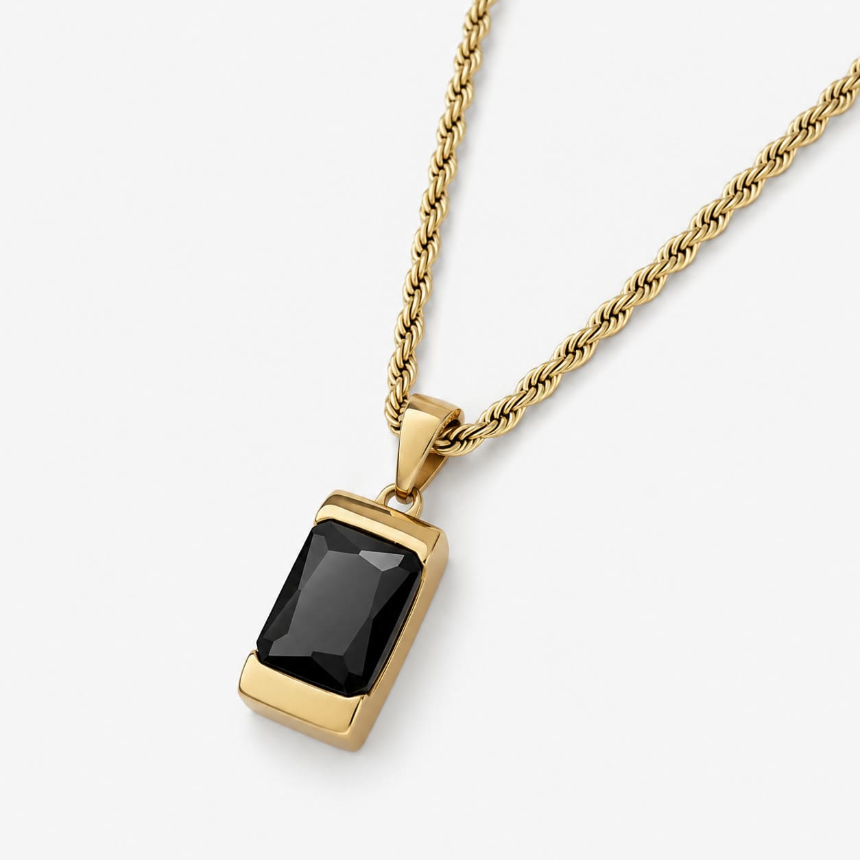 Apollo Black | Collier Iconique Avec Pierre Homme