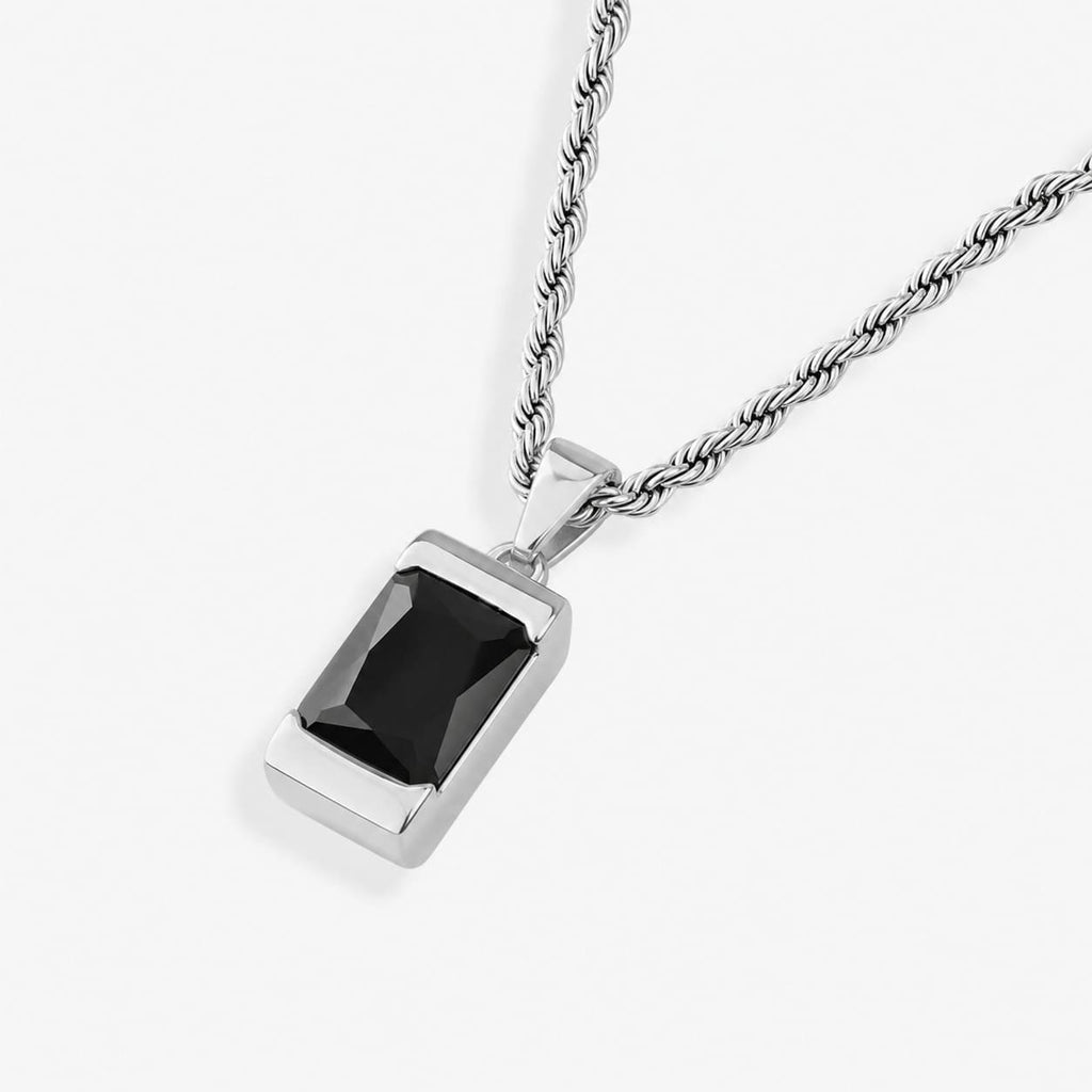 Apollo Black | Collier Iconique Avec Pierre Homme