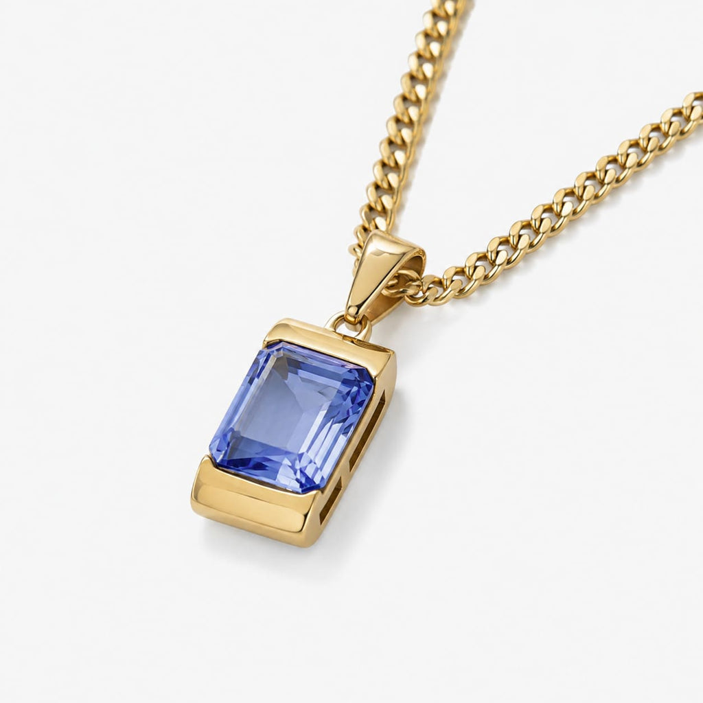 Apollo Blue | Collier Iconique Avec Pierre Homme