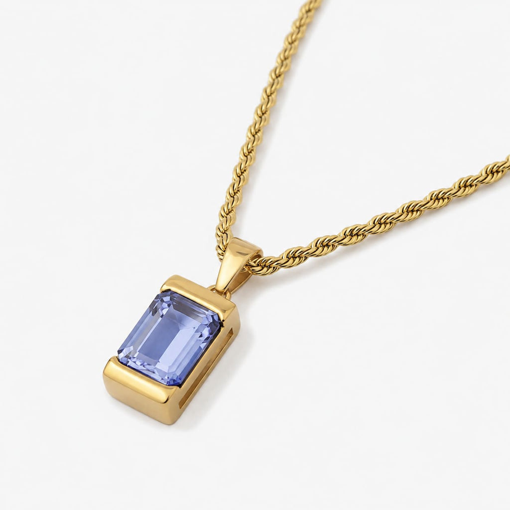 Apollo Blue | Collier Iconique Avec Pierre Homme
