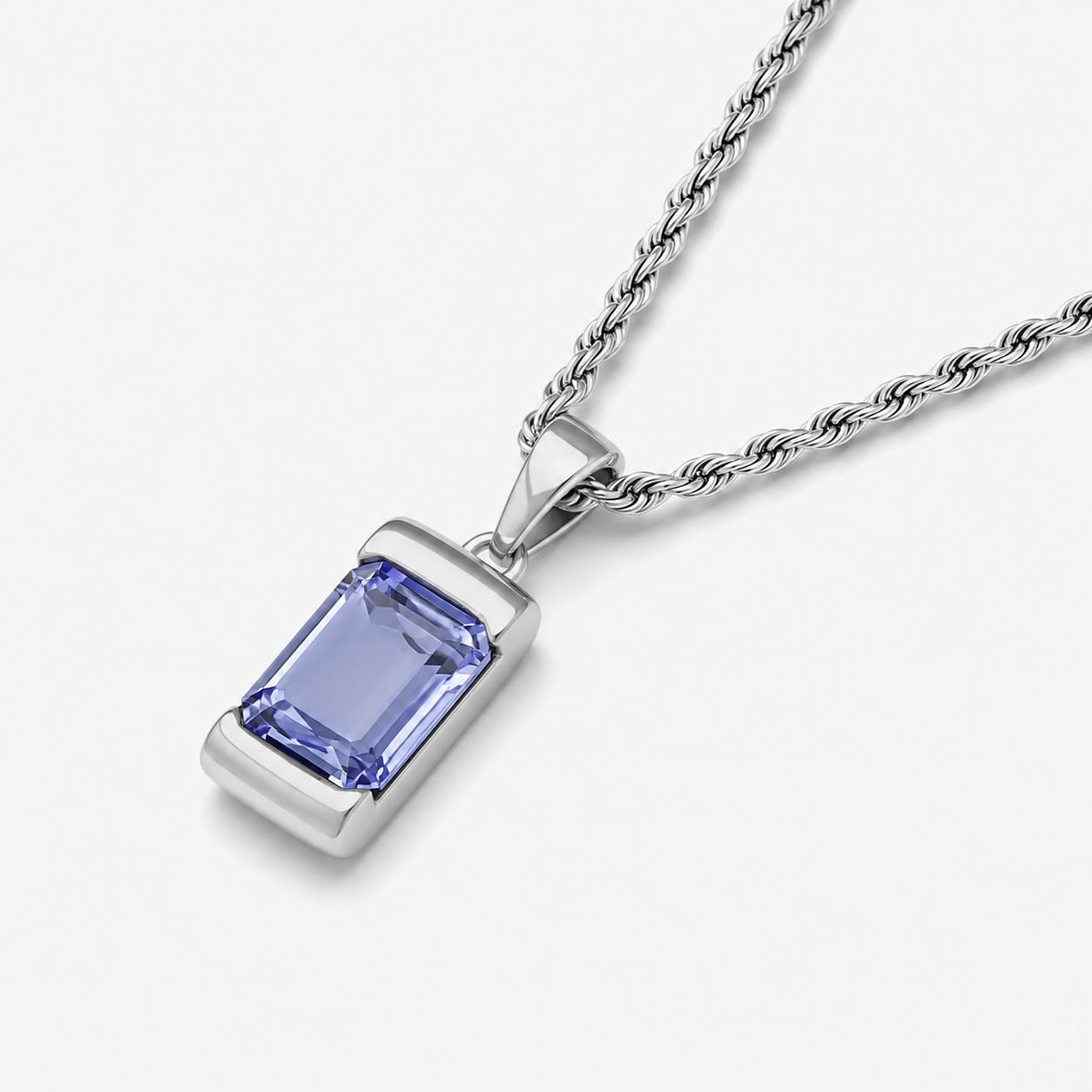 Apollo Blue | Collier Iconique Avec Pierre Homme