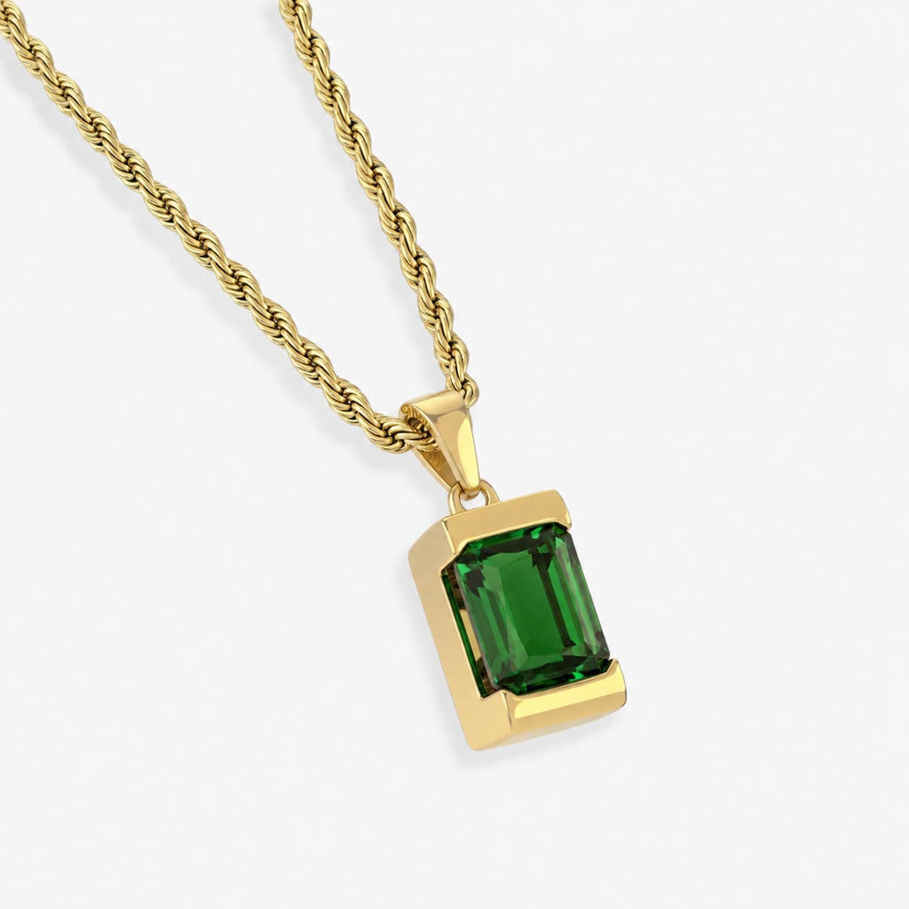 Apollo Green | Collier Iconique Avec Pierre Homme