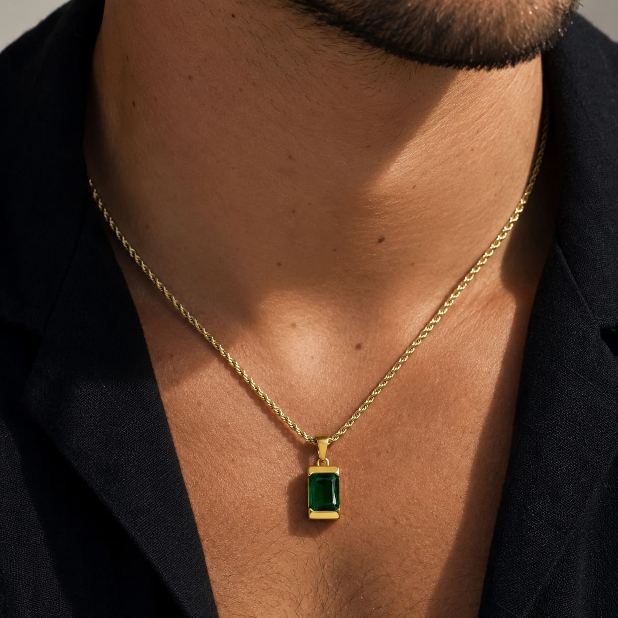 Apollo Green | Collier Iconique Avec Pierre Homme