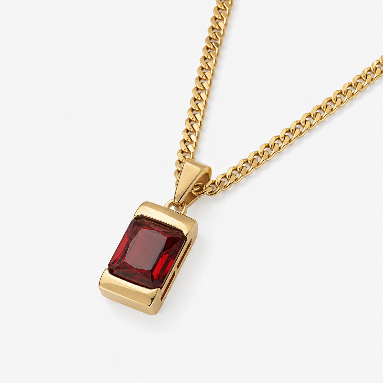 Apollo Red | Collier Iconique Avec Pierre Homme