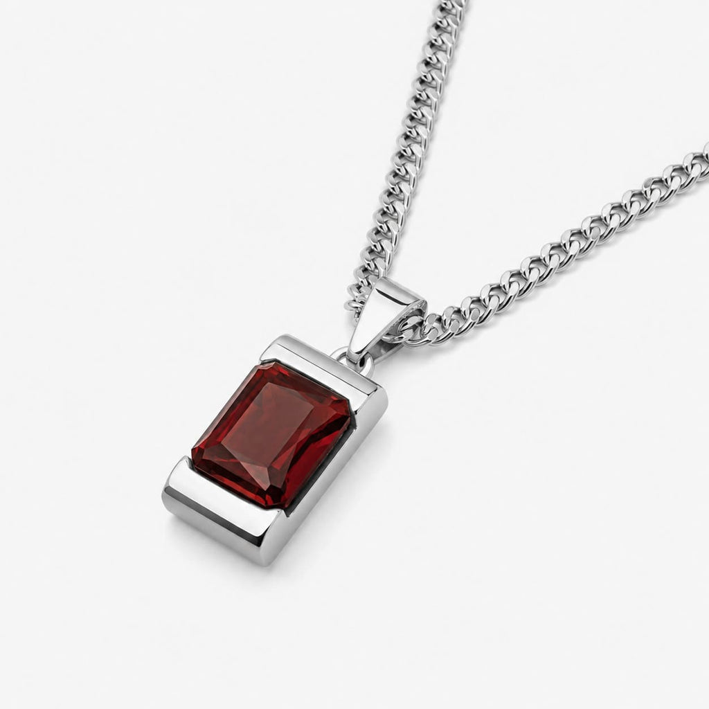 Apollo Red | Collier Iconique Avec Pierre Homme