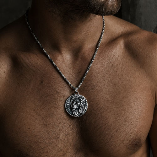 Alpha | Men's Lion Pendant Necklace