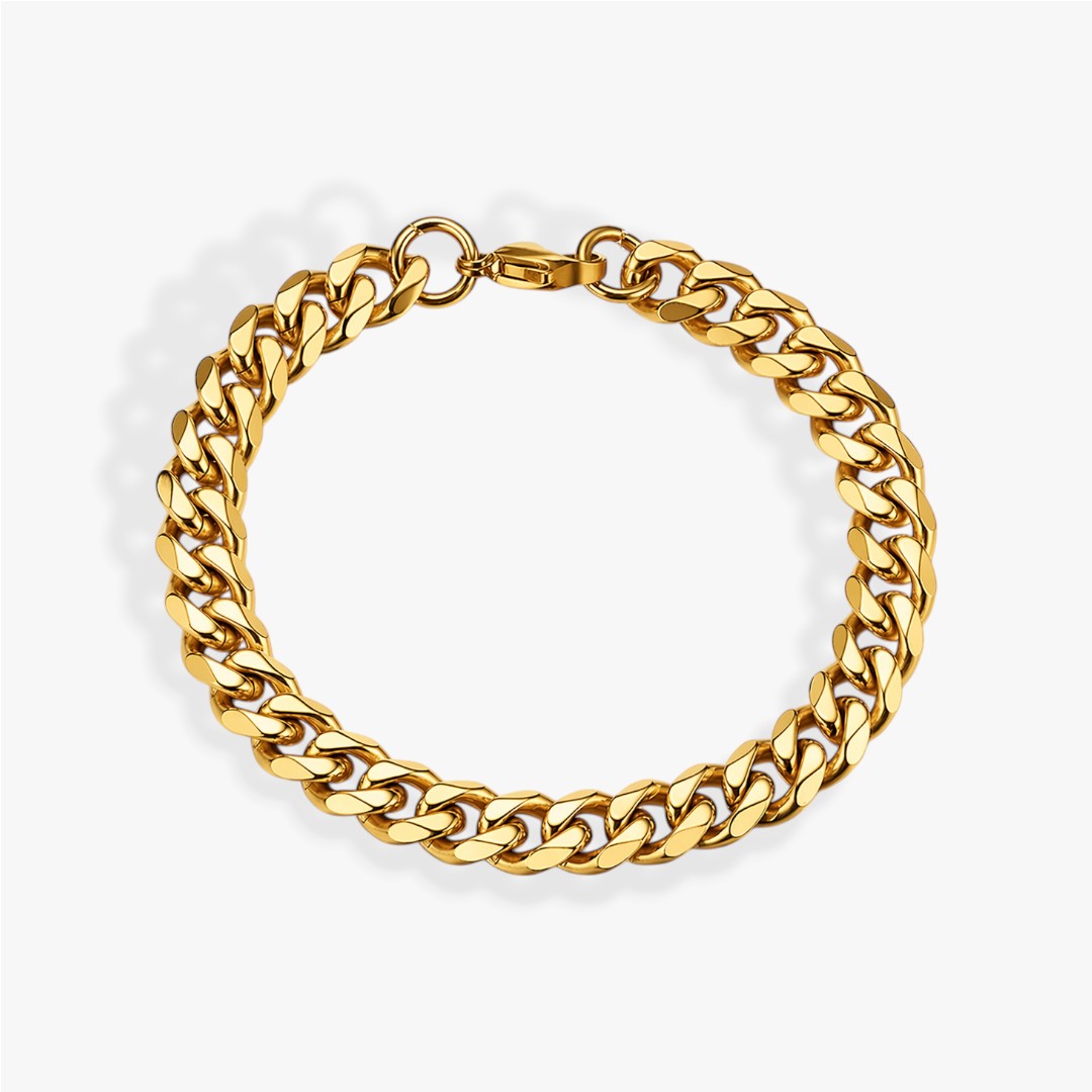 Apex | Bracelet Chaîne Cuban 9mm Homme