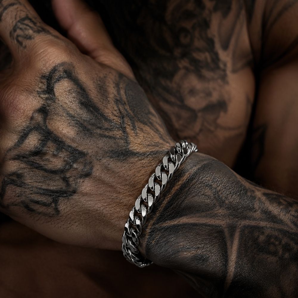 Apex | Pulsera Cadena Cuban 9mm Hombre