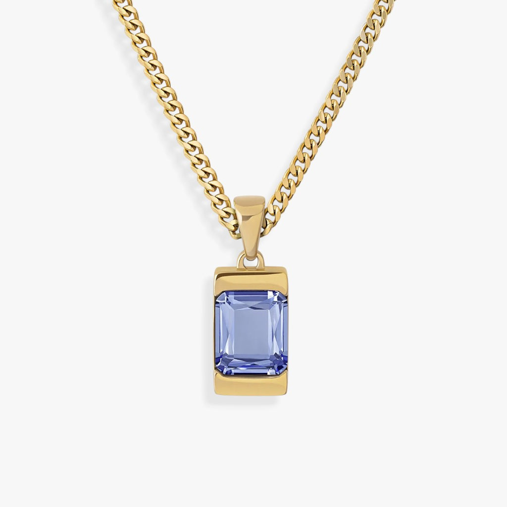 Apollo Blue | Collier Iconique Avec Pierre Homme