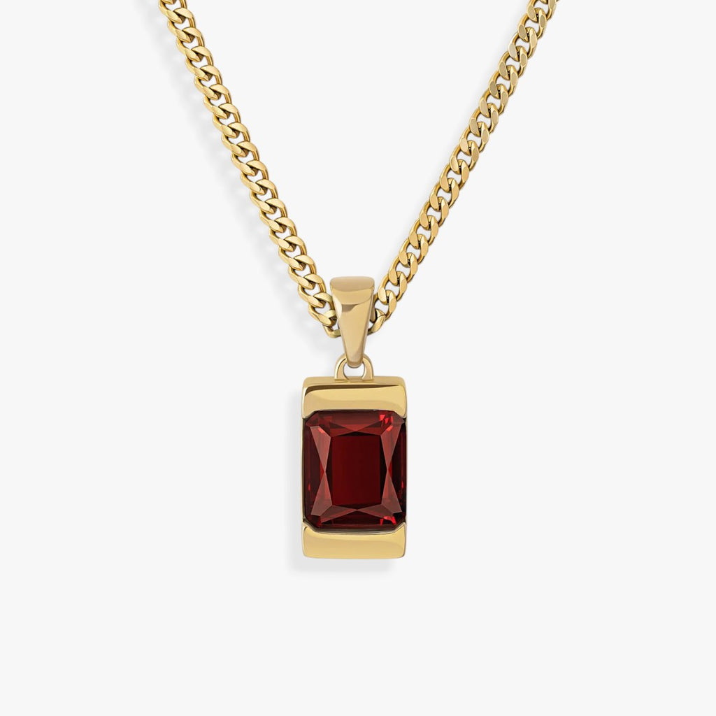 Apollo Red | Collier Iconique Avec Pierre Homme