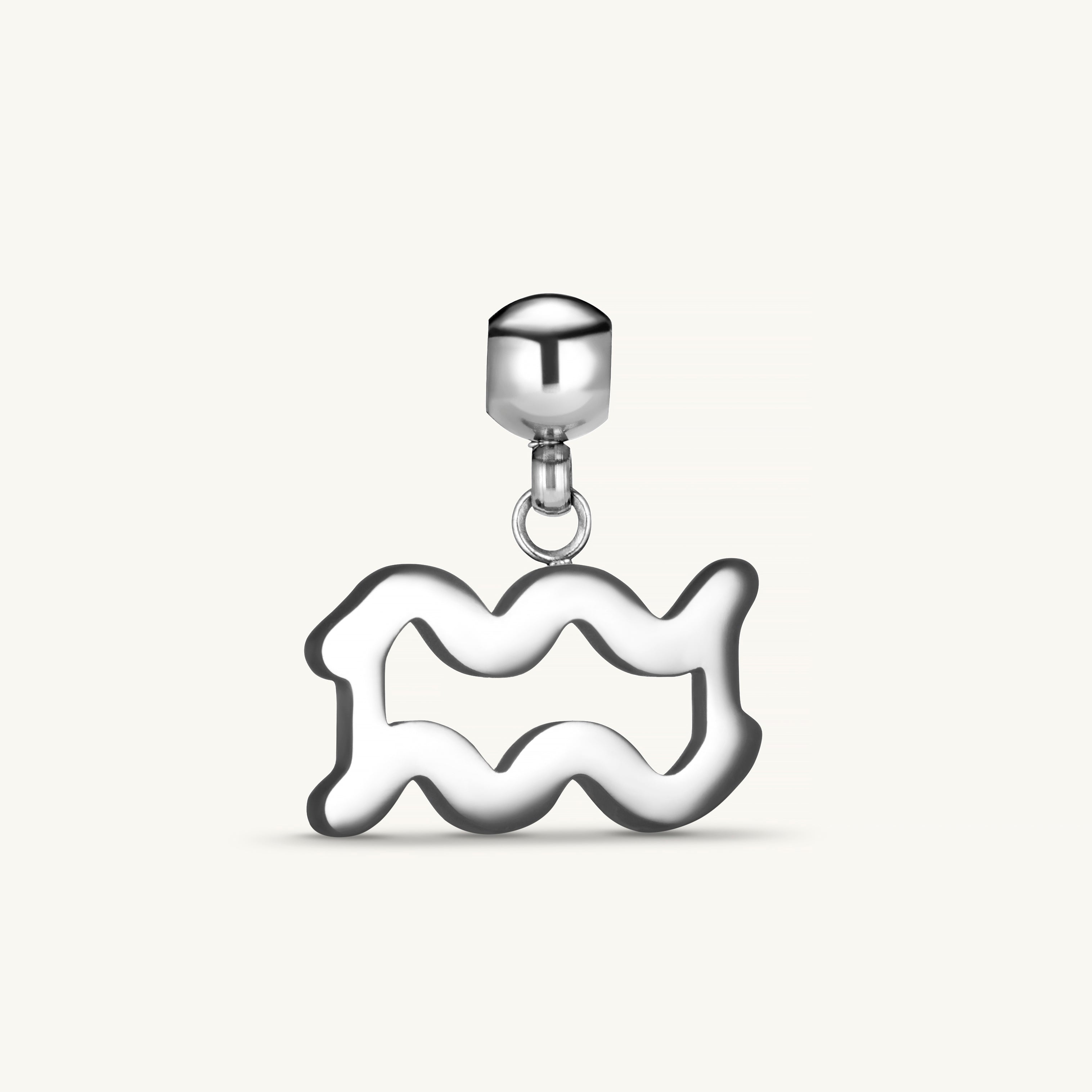 Pendentif Classique Verseau en Argent