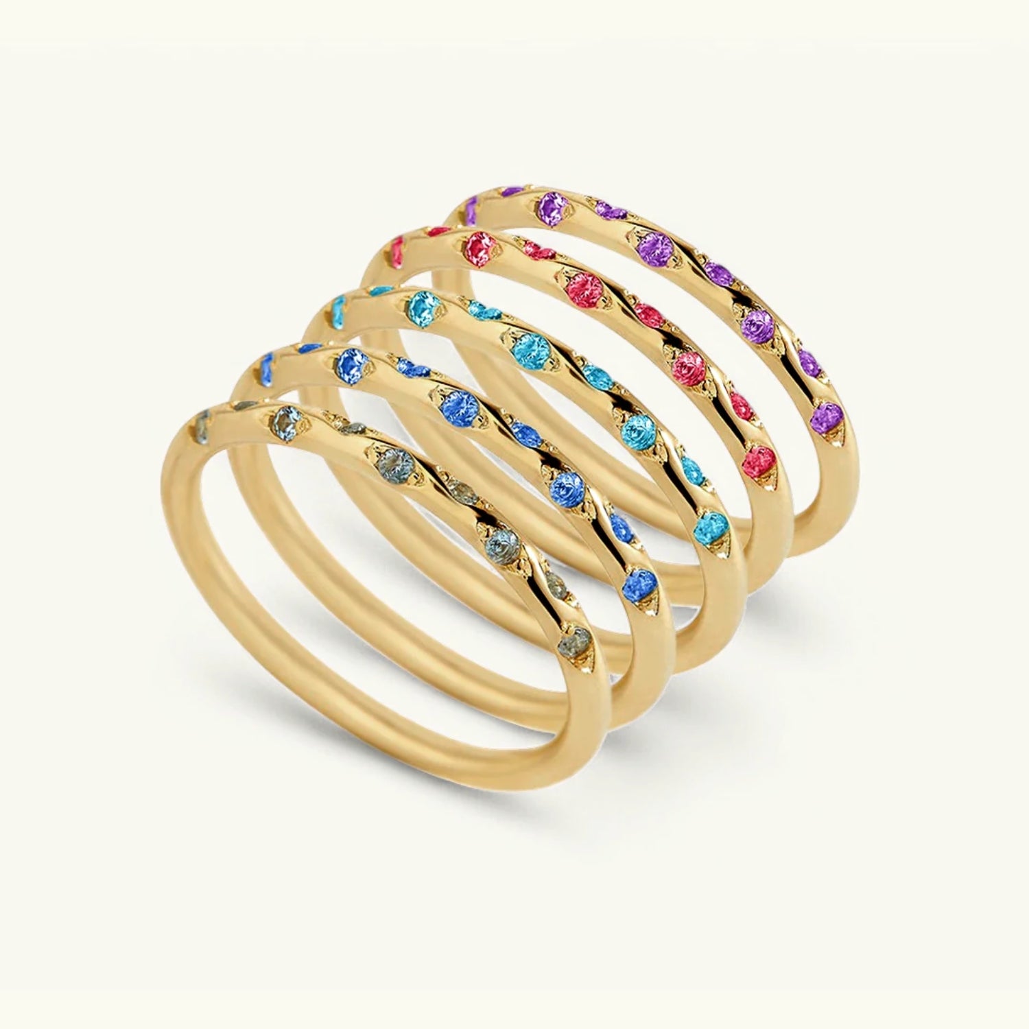 Bague Constellation Pierre de Naissance en Or