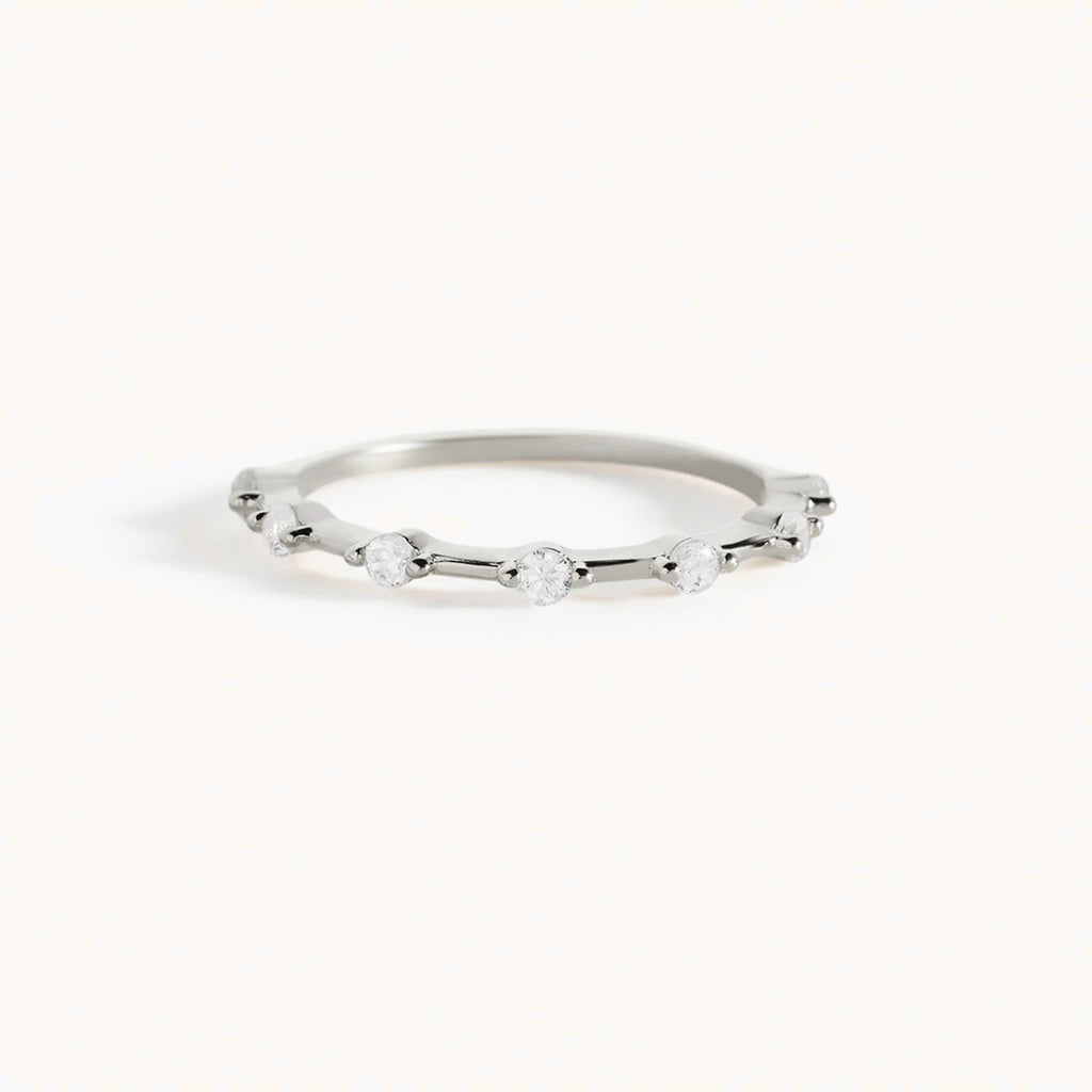 Floating Eternity Fine Ring