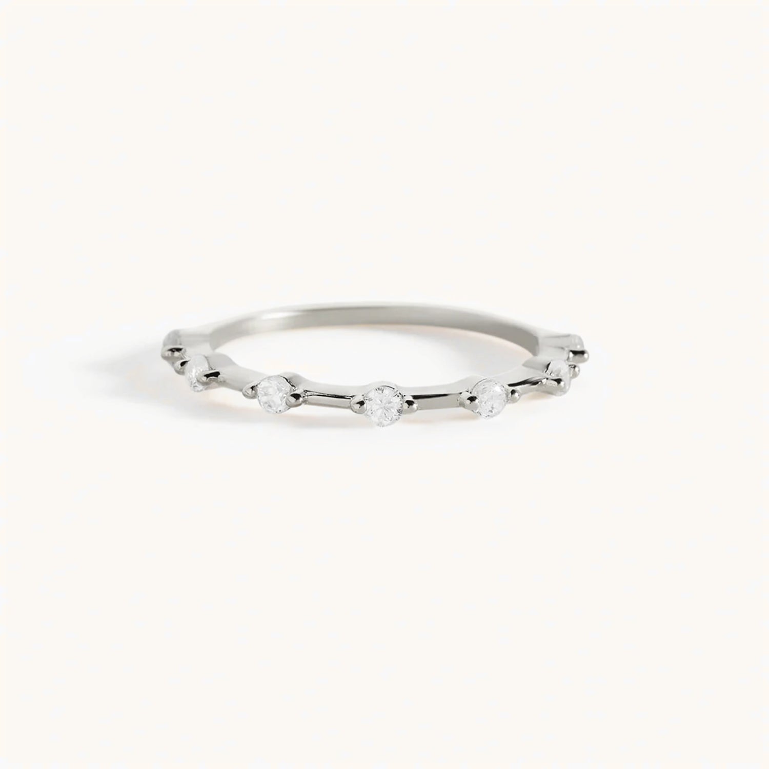 Floating Eternity Fine Ring
