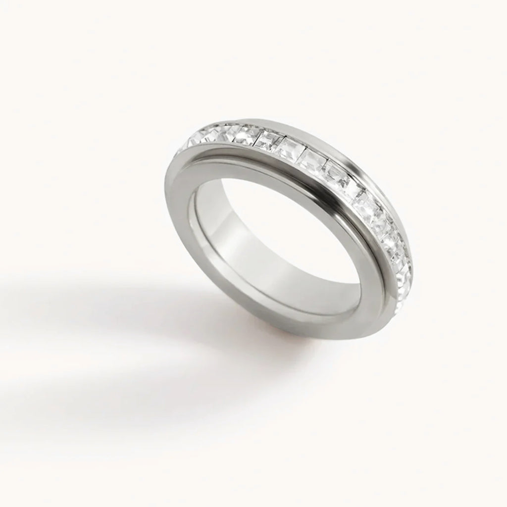 Bague Tournante Cristal