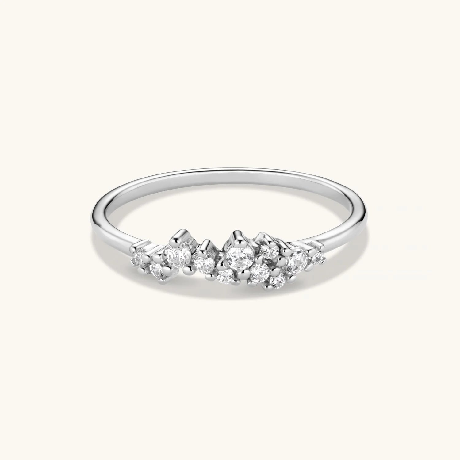 Bague Bijou en Cristal en Argent