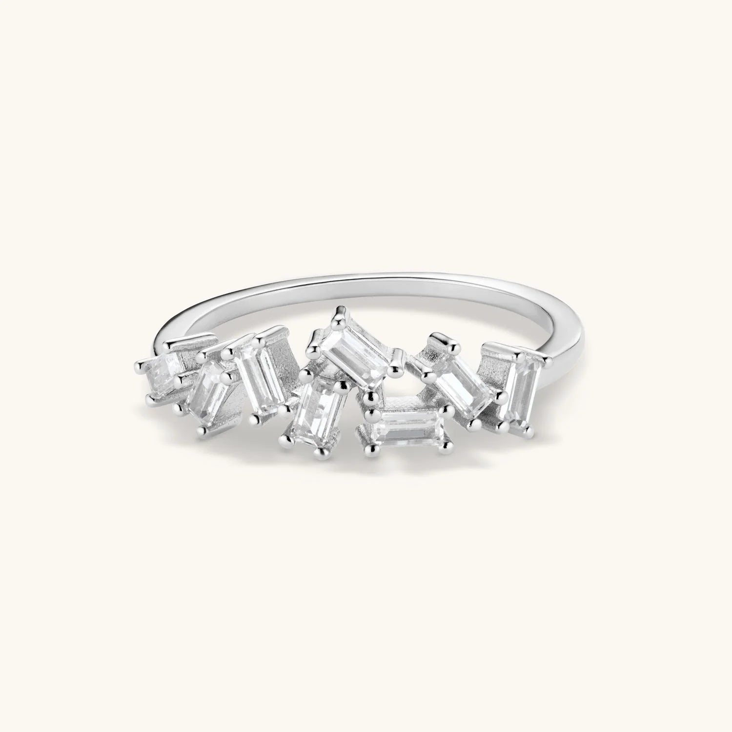 Bague Cristal en Argent