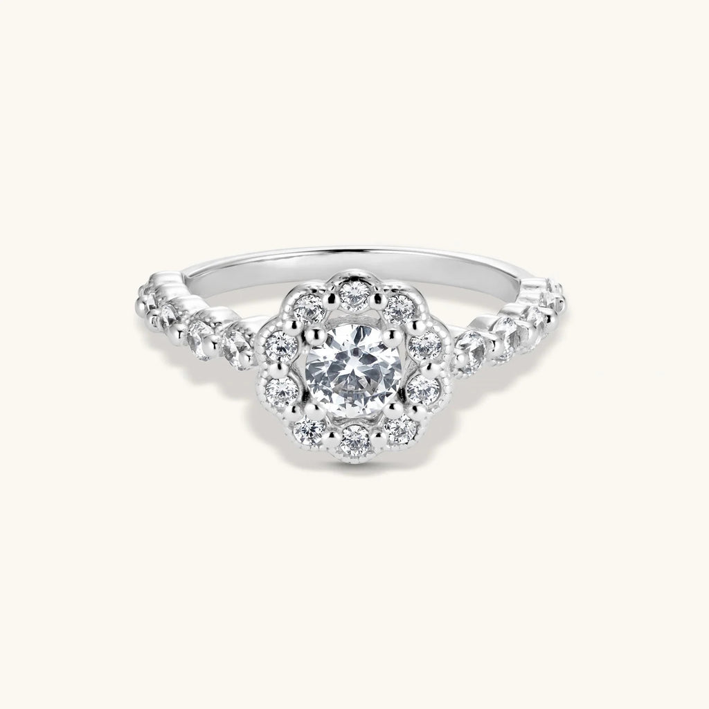 Bague Diamant Maya en Argent