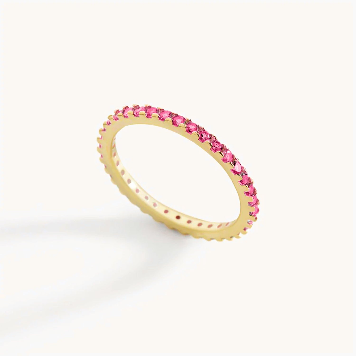 Bague Éternité Pierre de Naissance en Or